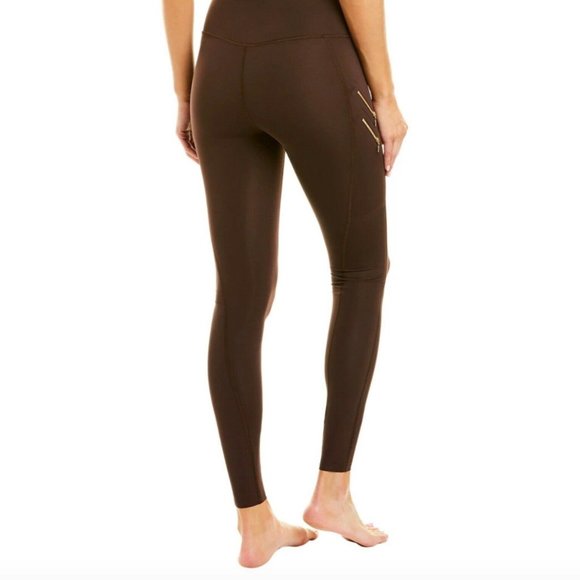 FIERCE + REGAL THE ZIPPERED LEGGING BLACK 6 $160 - Picture 2 of 7